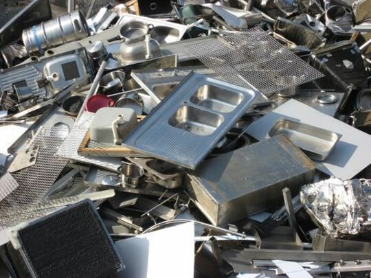 Beispiel von Edelstahlschrott