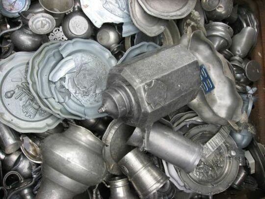 Beispiel von Geschirrzinn